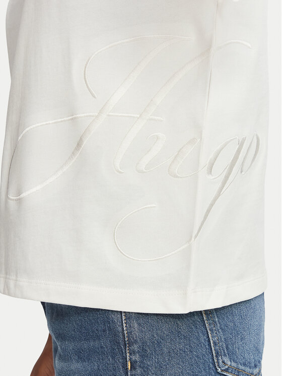 HUGO HUGO Camiseta Duslant 50570677 Blanco Oversize