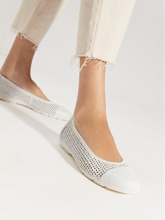 Caprice Ballerine Caprice 9-22151-42 Bianco