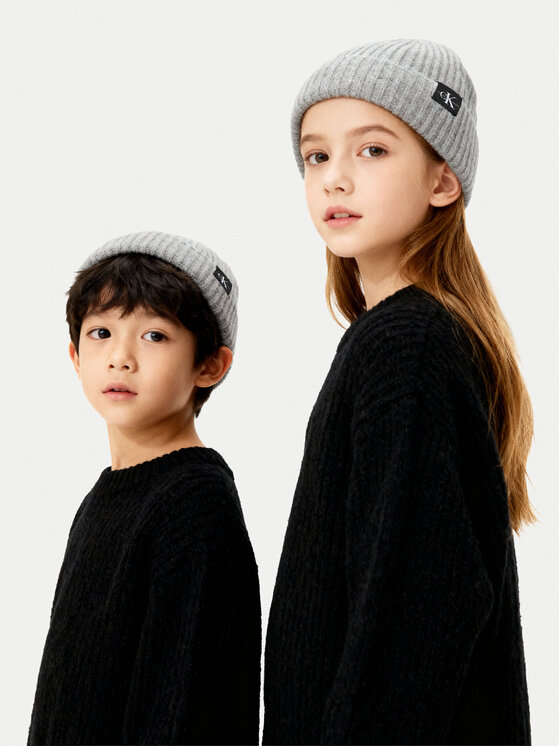 Calvin Klein Jeans Čepice Calvin Klein Jeans Monogram IU0IU00440 Šedá