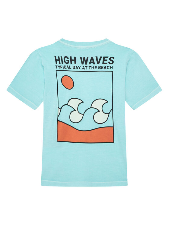 United Colors Of Benetton United Colors Of Benetton T-shirt 3PCMC10N7 Blu Regular Fit
