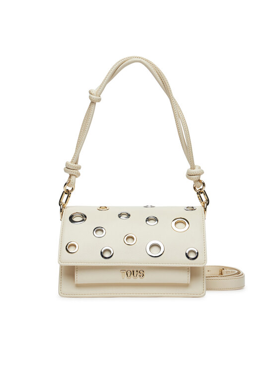 TOUS Torebka TOUS Audree Eyelets 2002202901 Beżowy