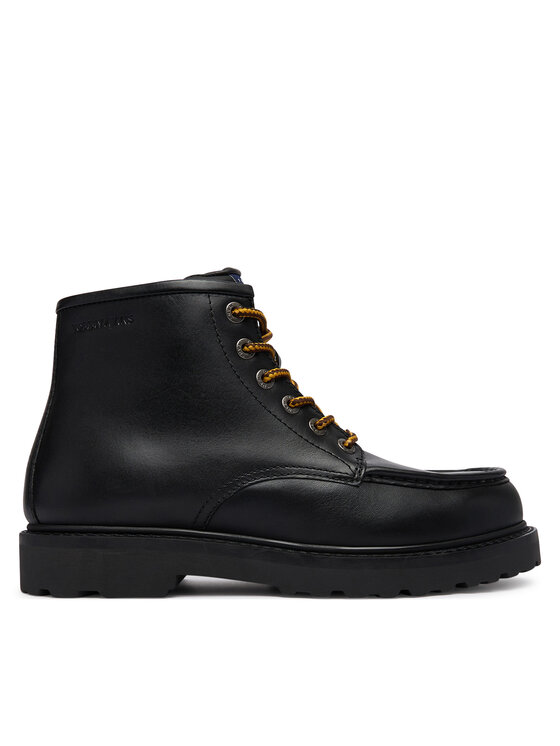 Tommy Jeans Gležnjače Tommy Jeans Archive '01 American Lth Boot EM0EM01779 Crna