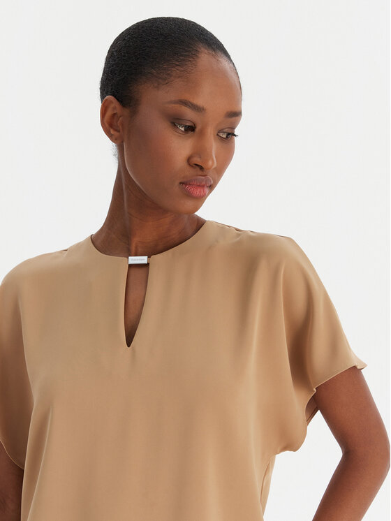 Calvin Klein Calvin Klein Palaidinė LV044E902G Smėlio Regular Fit