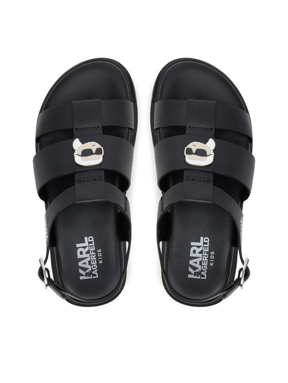 Karl Lagerfeld Kids Sandały Karl Lagerfeld Kids Z30372 M Czarny