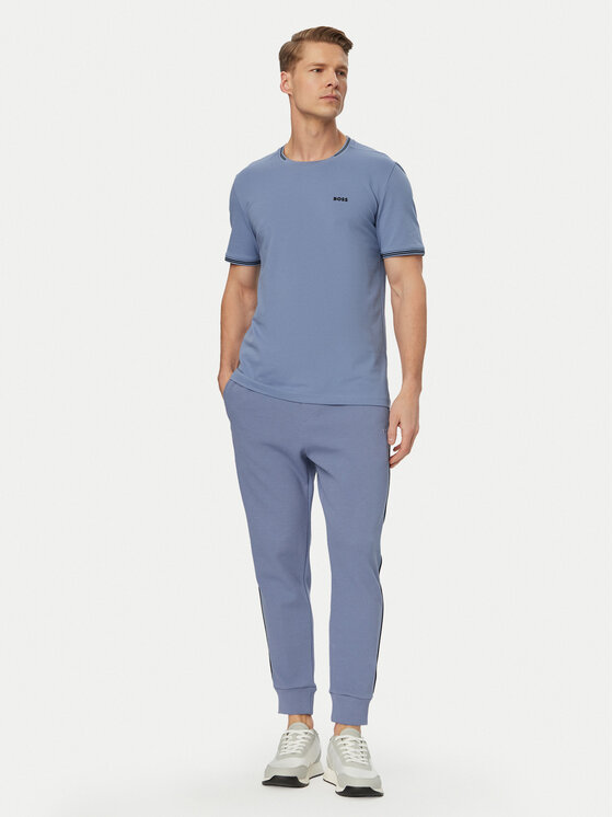 BOSS BOSS Camiseta Taul 50521245 Azul claro Regular Fit