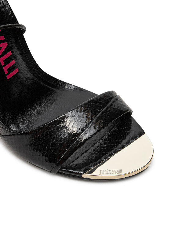 Just Cavalli Сандали Just Cavalli 76RA3S21 Черен