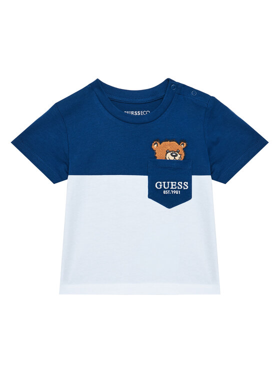 Guess Guess Футболка N5YI11 K8HM4 Голубий Regular Fit