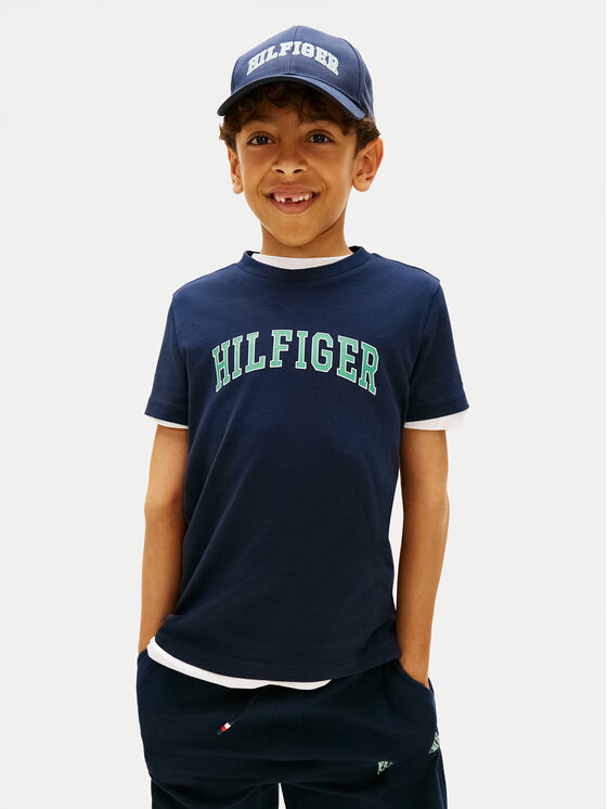 Tommy Hilfiger Tommy Hilfiger Camiseta KB0KB10420 Azul marino Regular Fit