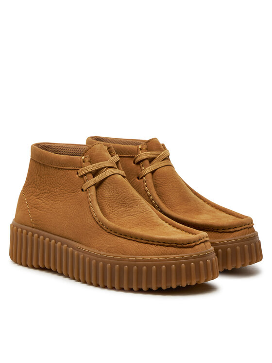 Clarks Черевики Clarks Torhill Moss 26179359 Коричневий