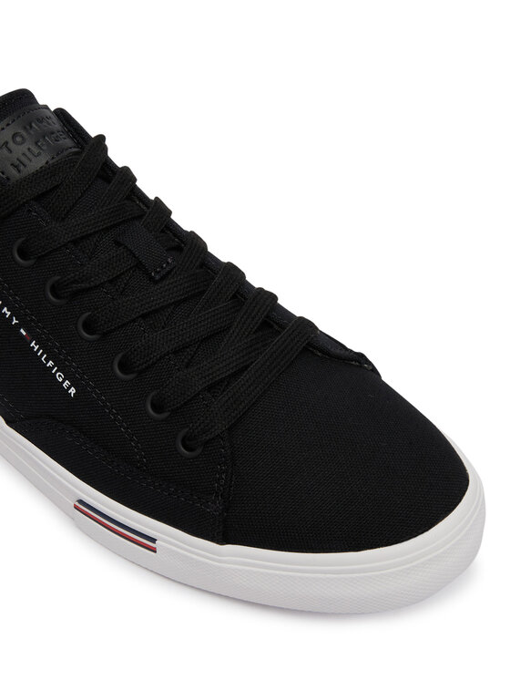 Tommy Hilfiger Teniși Tommy Hilfiger Vulc Core Rwb Long Lace Cvs FM0FM05813 Negru