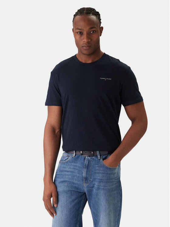 Tommy Jeans Tommy Jeans Conjunto de camisetas Linear DM0DM22316 Negro Slim Fit