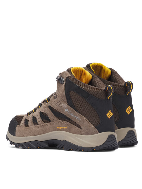 Columbia Trekingová obuv Columbia Crestwood Mid Waterproof 2100641 Hnedá