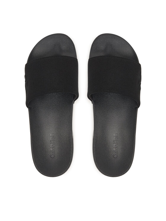 Calvin Klein Ciabatte Calvin Klein Ess Slide Hf Side Logo Cv HM0HM02227 Nero