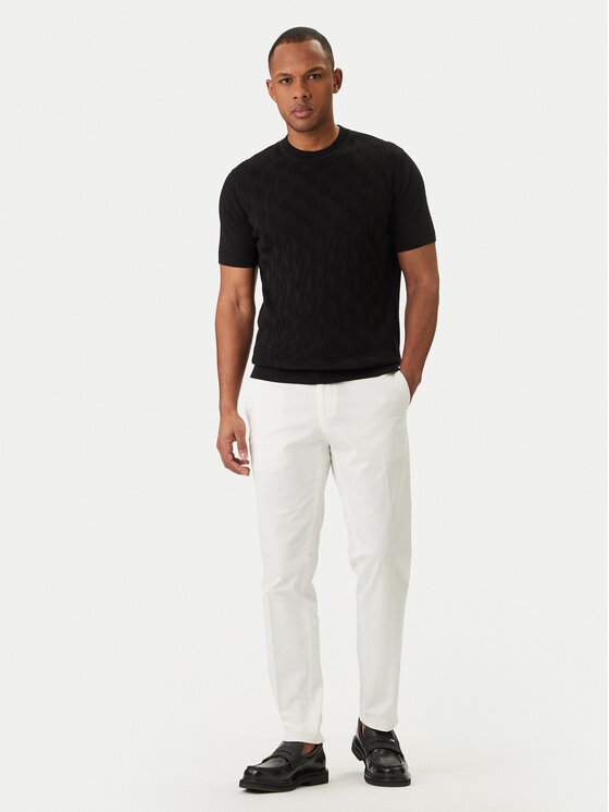KARL LAGERFELD KARL LAGERFELD Megztinis 655006 562301 Juoda Slim Fit