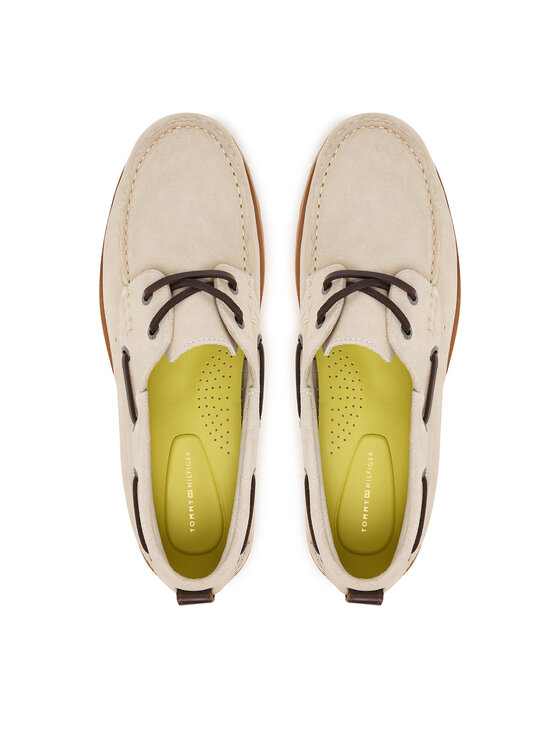 Tommy Hilfiger Mokasini Tommy Hilfiger Light Sde FM0FM05747 Bež