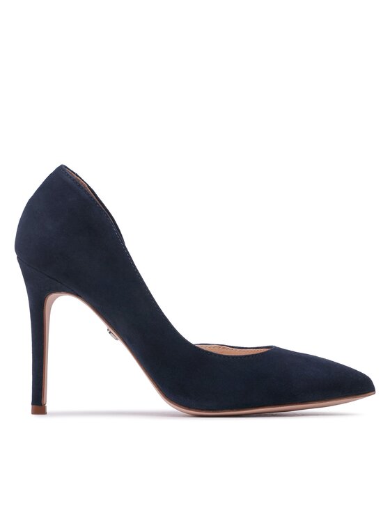 Solo Femme Štikle Solo Femme 34278-A8-K33/000-04-00 Tamnoplava
