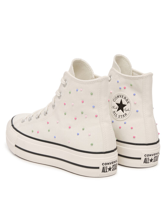 Converse Кеди Converse Chuck Taylor All Star Lift Platform Mini Studs A19140C Écru