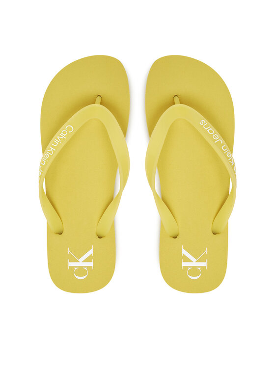Calvin Klein Jeans Chancletas Calvin Klein Jeans Beach Sandal Transparent Tpu YW0YW01829 Amarillo
