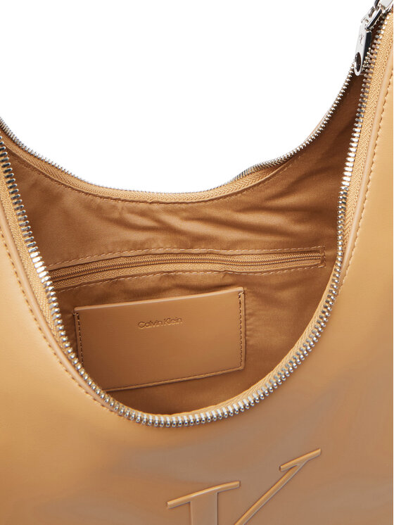 Calvin Klein Τσάντα Calvin Klein Bold Ck Crescent LV04F3427G Μπεζ