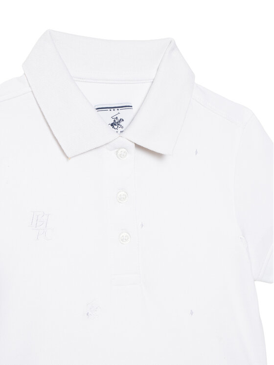 Beverly Hills Polo Club Beverly Hills Polo Club Поло G2555 Білий Regular Fit