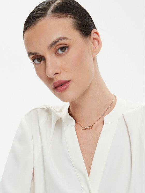 Fossil Намисто Fossil JF04523710 Золотий