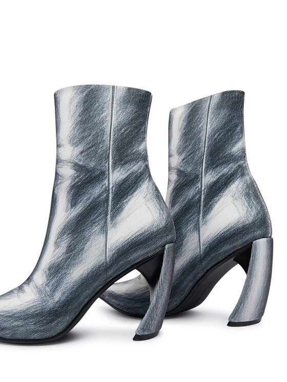 United Nude Botki United Nude Zuma Canvas HI 110611006202 Srebrny