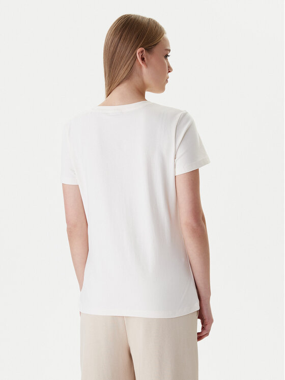Guess Guess Camiseta V3BI11 J1314 Écru Regular Fit