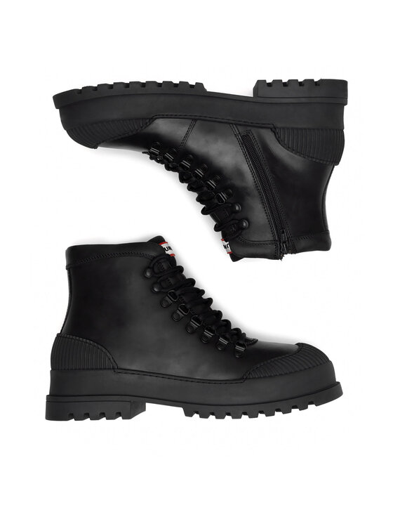 Hunter Šnurovacia obuv Hunter BULL-11 MI24 Čierna