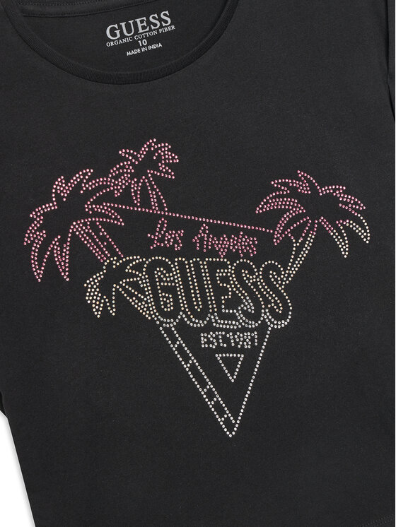 Guess Guess T-shirt J5GI32 K8HM4 Nero Regular Fit