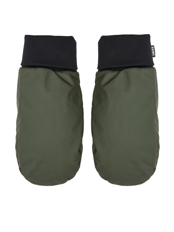 Rains Rukavice Rains Alta Puffer Mittens 16070 Zelená
