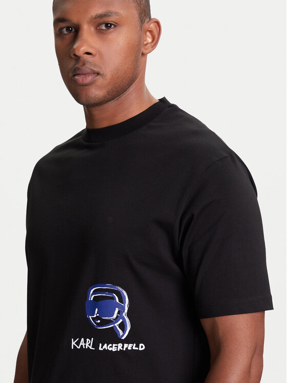 KARL LAGERFELD KARL LAGERFELD T-shirt 755144 553225 Nero Regular Fit