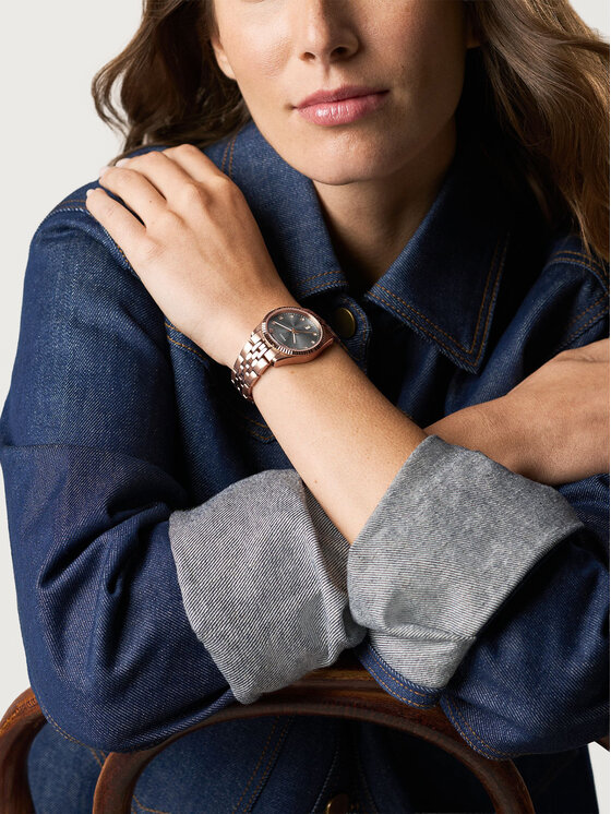 Fossil Годинник Fossil Scarlette ES5459 Рожеве золото