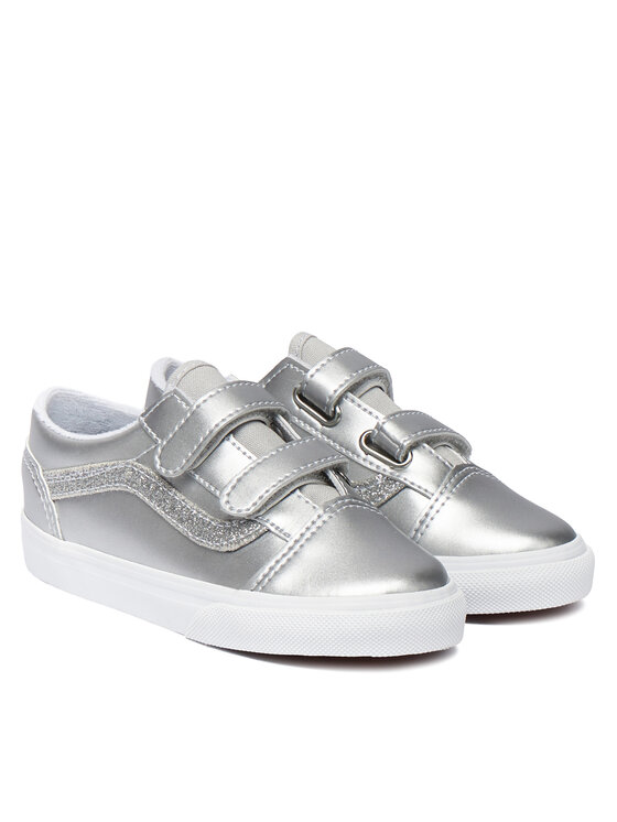 Vans Tenis superge Vans Old Skool V VN000CTG7VF1 Srebrna