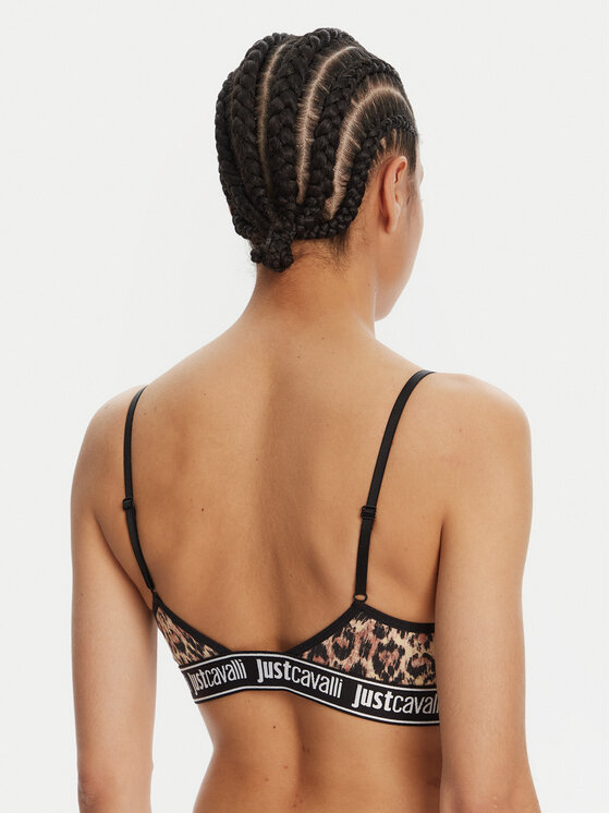Just Cavalli Just Cavalli Бюстгальтер бралетт 78PAJU03 CJUT3 Коричневий