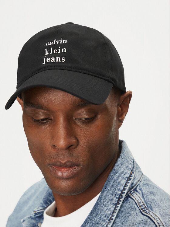 Calvin Klein Jeans Czapka z daszkiem Calvin Klein Jeans Seasonal Printed LV04G5036G Czarny