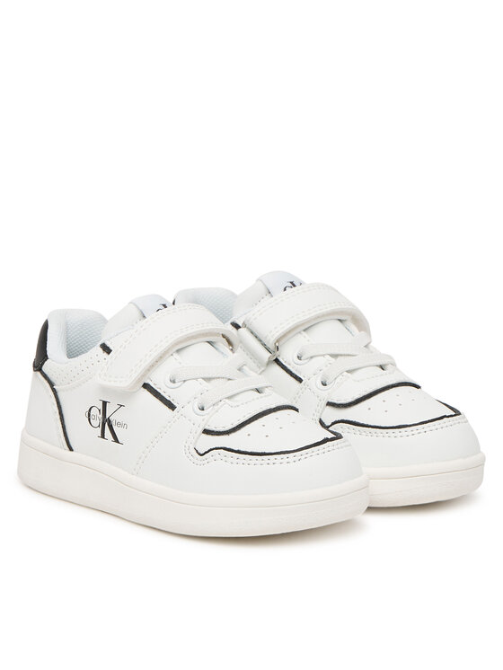 Calvin Klein Tenisice Calvin Klein Low Cut Lace-Up/Velcro V1X9-83278-1355 M Bijela