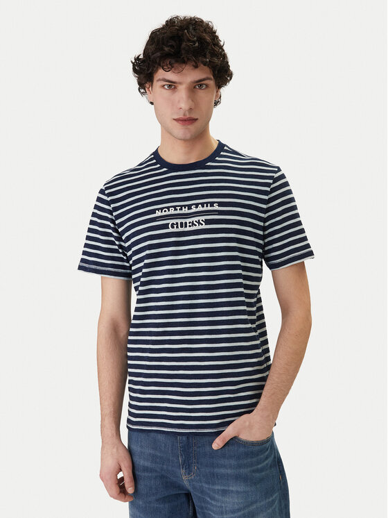 Guess Jeans Guess Jeans Camiseta M6GI47 K3499 Azul Regular Fit
