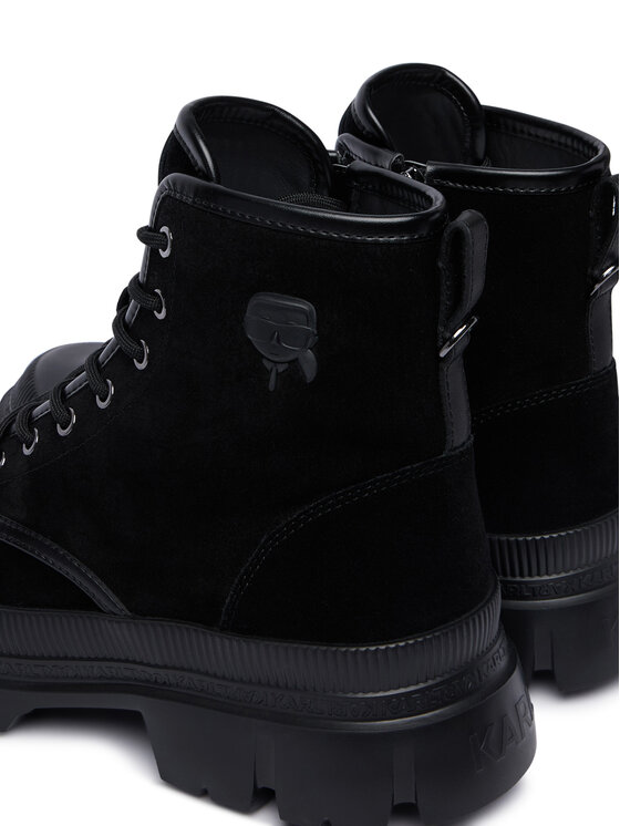 KARL LAGERFELD Черевики KARL LAGERFELD Trekka Mens Nft KL25252 Чорний