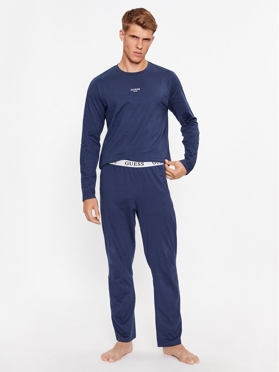 Guess Guess Pigiama U2BX00 KBZG0 Blu Regular Fit