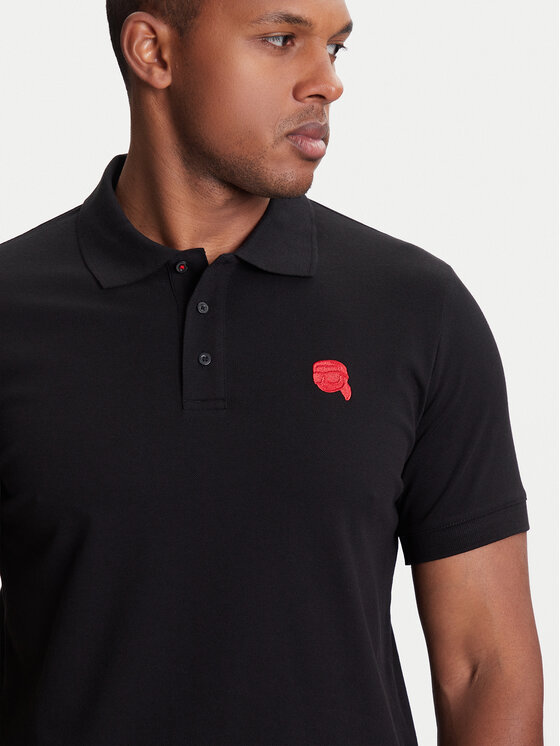 KARL LAGERFELD KARL LAGERFELD Polo marškinėliai 745022 553231 Juoda Regular Fit