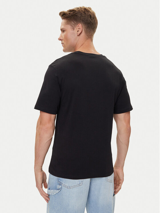 Jack & Jones Jack & Jones Комплект футболок Corp Logo 12191762 Чорний Slim Fit