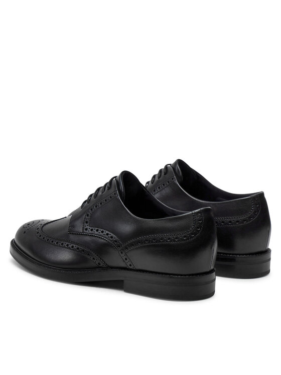 BOSS Туфлі Boss Dressletic Derb bubr 50521227 Чорний