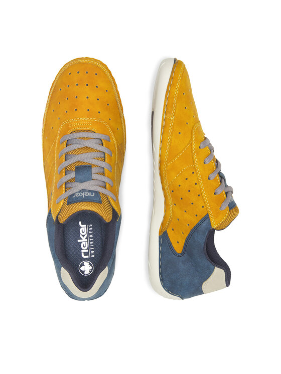 Rieker Sneakersy Rieker 07506-68 Żółty