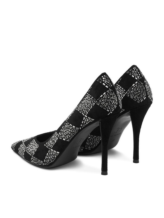 Eva Minge Pantofi cu toc subțire Eva Minge EO-LT2357-4 Negru