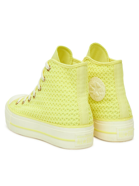 Converse Кеди Converse Chuck Taylor All Star Lift Platform Knit A14967C Жовтий