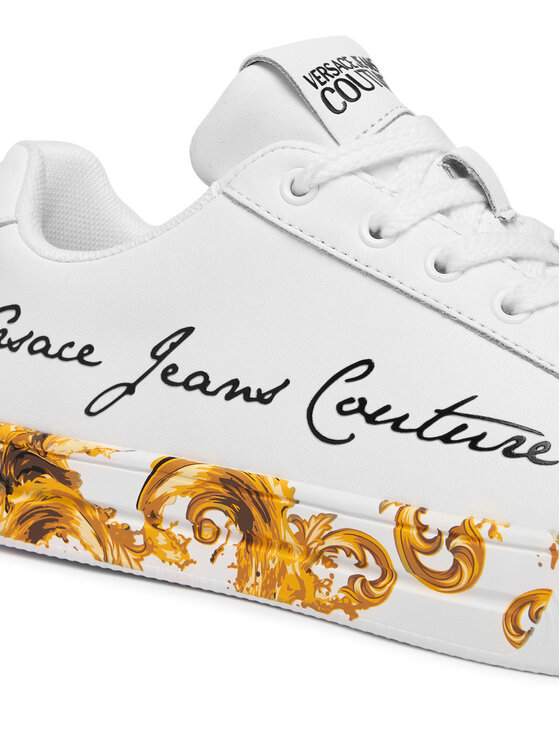 Versace Jeans Couture Снікерcи Versace Jeans Couture 80VA3SKL ZPB79 G03 Білий