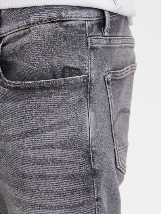 G-STAR G-Star Raw Jeans kratke hlače 3301 D10481-D535 Siva Slim Fit