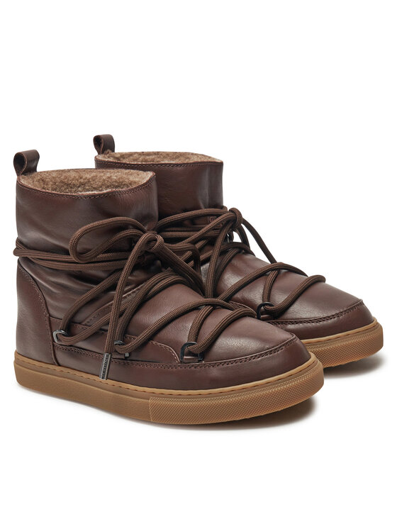 Inuikii Μπότες Χιονιού Inuikii Full Leather 55102-087 Καφέ