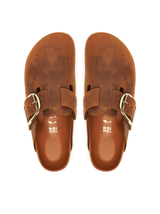 Birkenstock Шльопанці Birkenstock Boston Big Buckle Hex 1030446 Коричневий