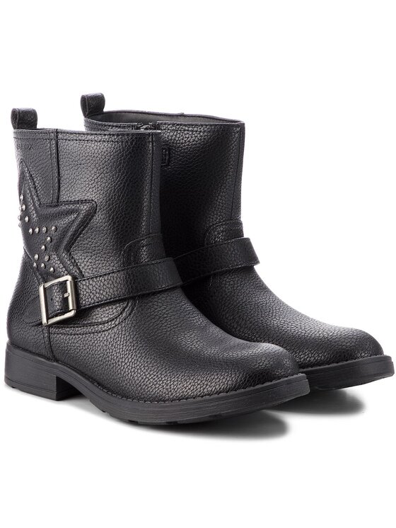 Geox Īsie zābaki Geox J Sofia C J74D3C 000BU C9999 D Melns